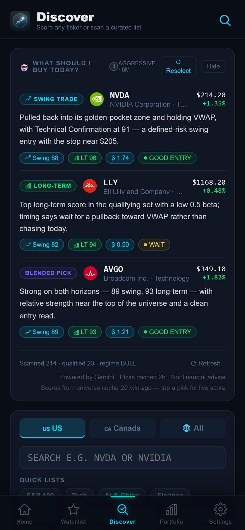 App screenshot