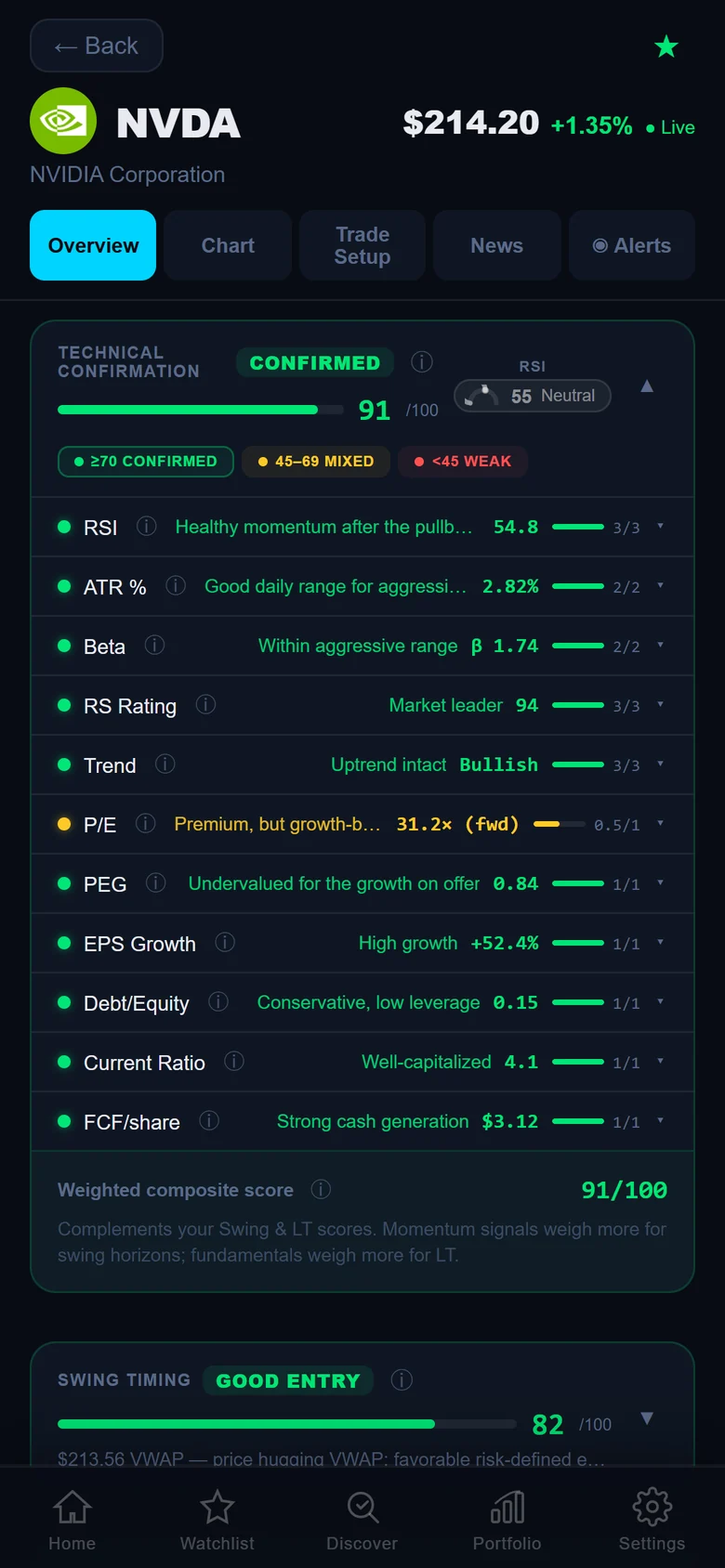 App screenshot